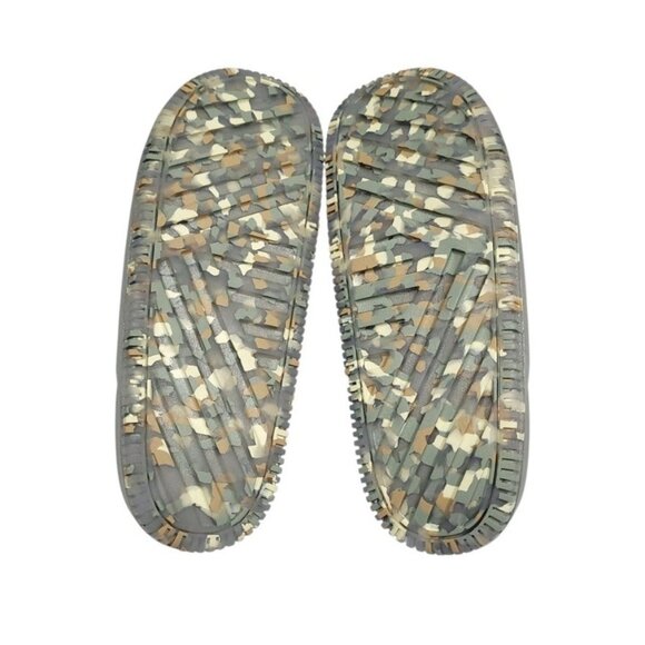 Nike Calm Slide Mens 9 Womens 10 Light Army Slip On Sandal Flip Flop FD4116 301 - Picture 3 of 6